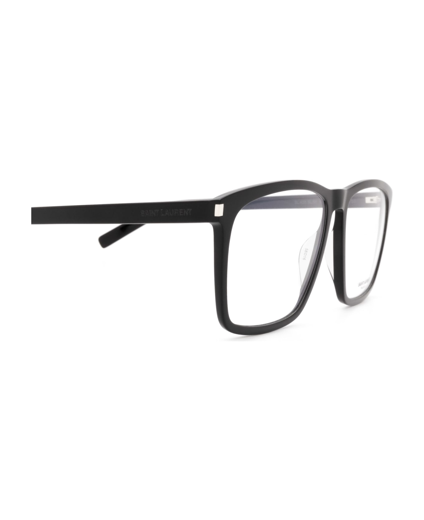 Saint Laurent Eyewear Sl 435 Slim Black Glasses - Black