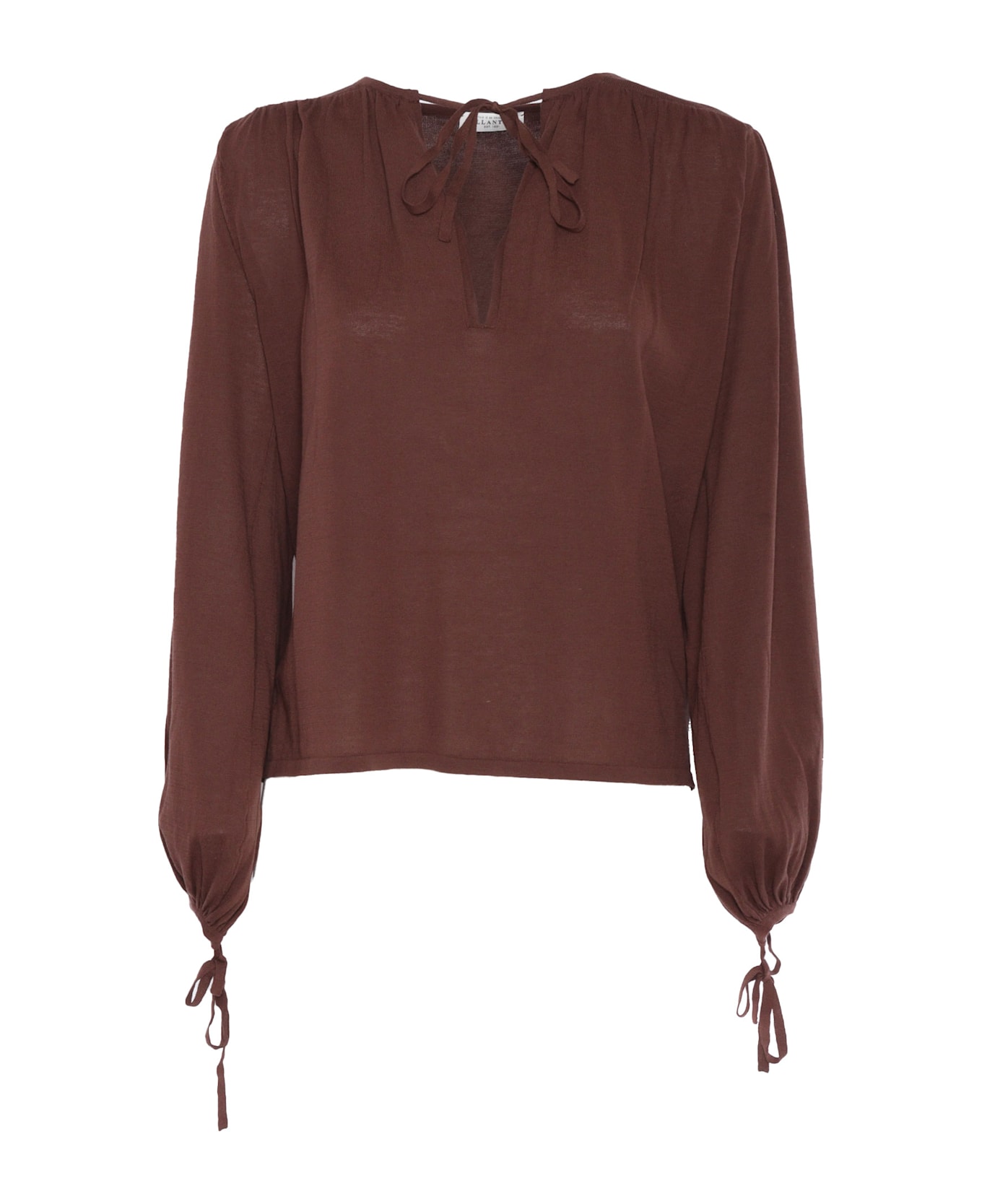 Ballantyne Blouse - BROWN