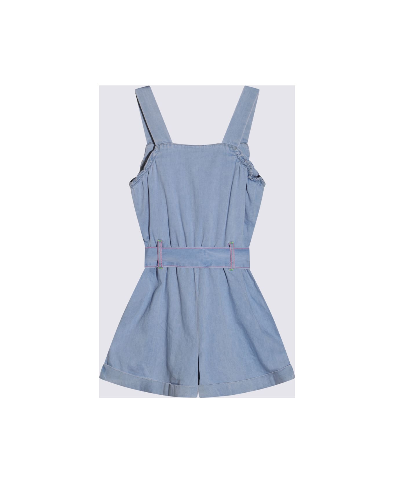 Billieblush Grey Cotton Jumpsuit - Light Grey