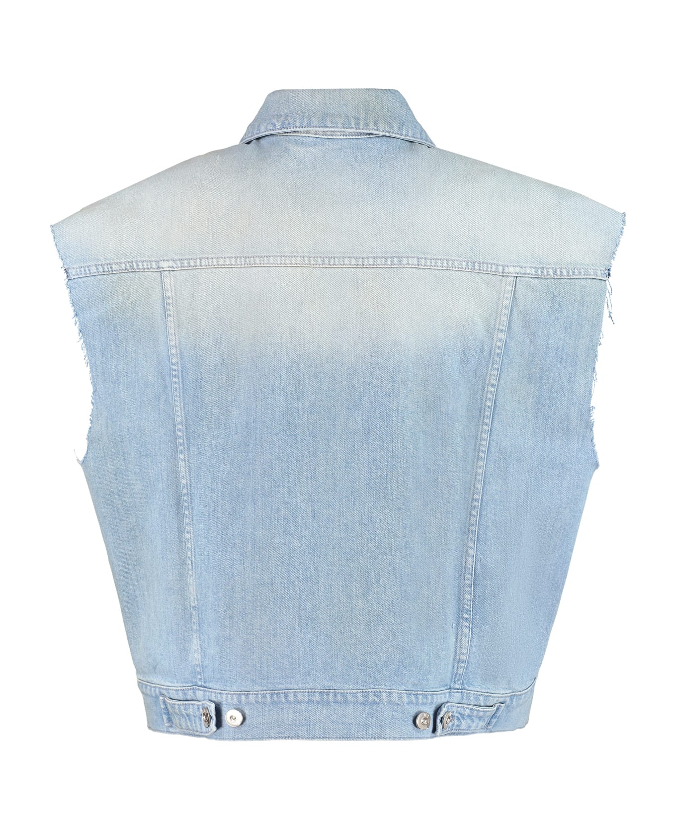 3x1 Susan Sleeveless Denim Jacket - Denim