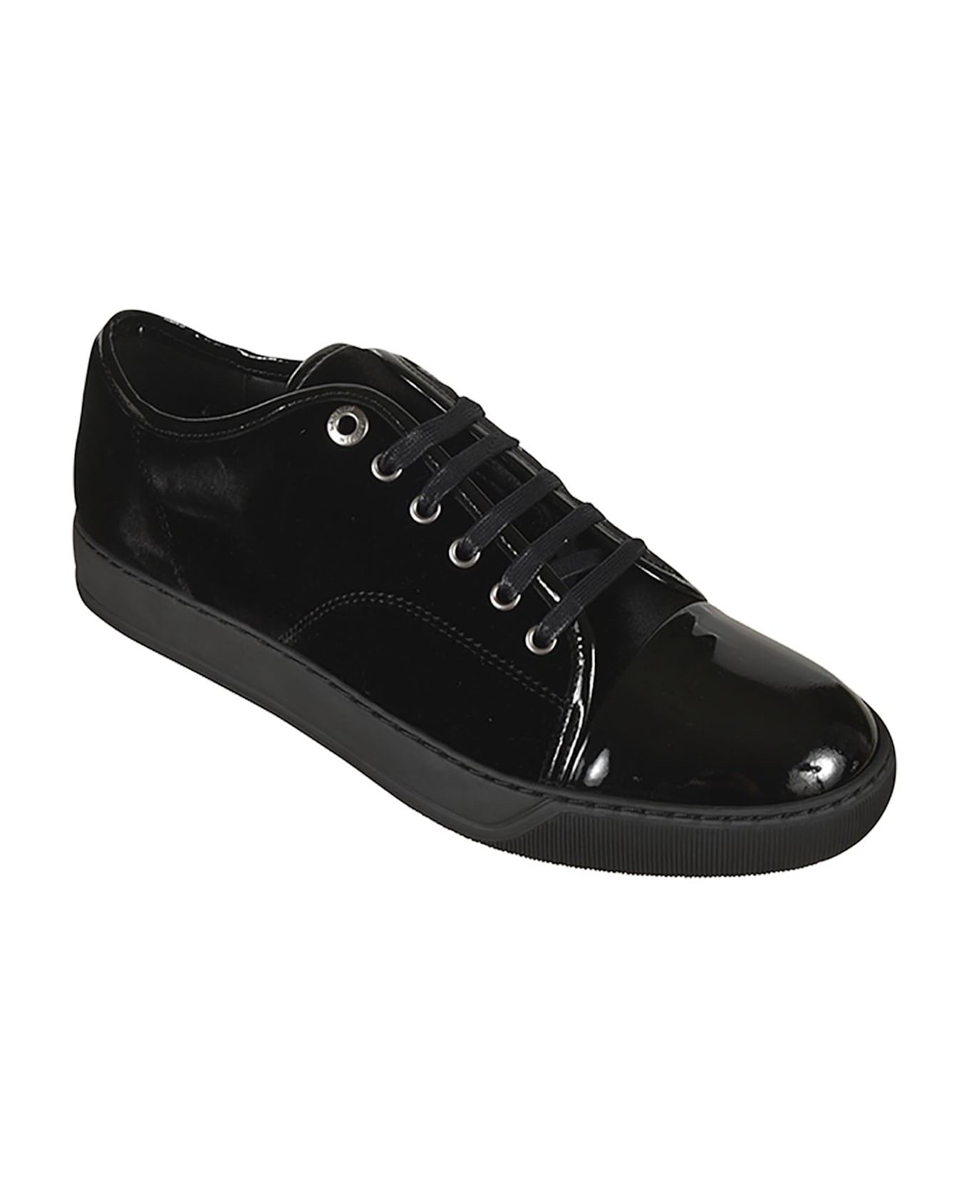 Lanvin Dbb 1 Round Toe Sneakers - Black