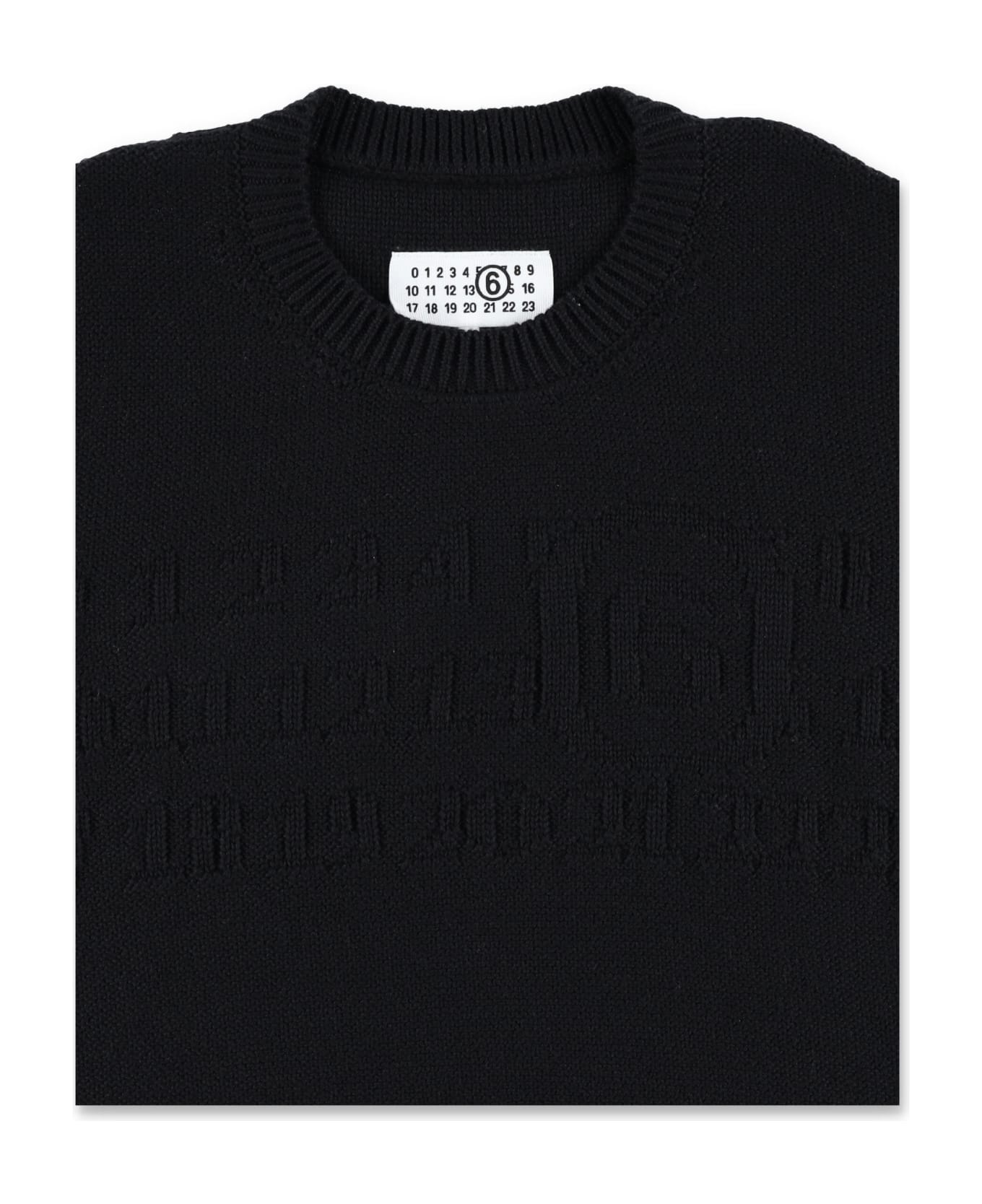 MM6 Maison Margiela Kid - Knit - BLACK