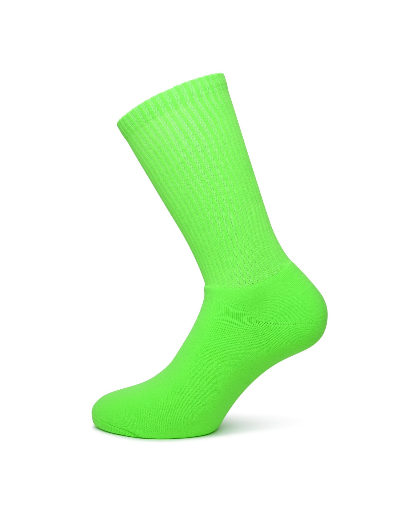 Palm Angels Polyamide Blend Socks - GREEN FLUO-BLACK