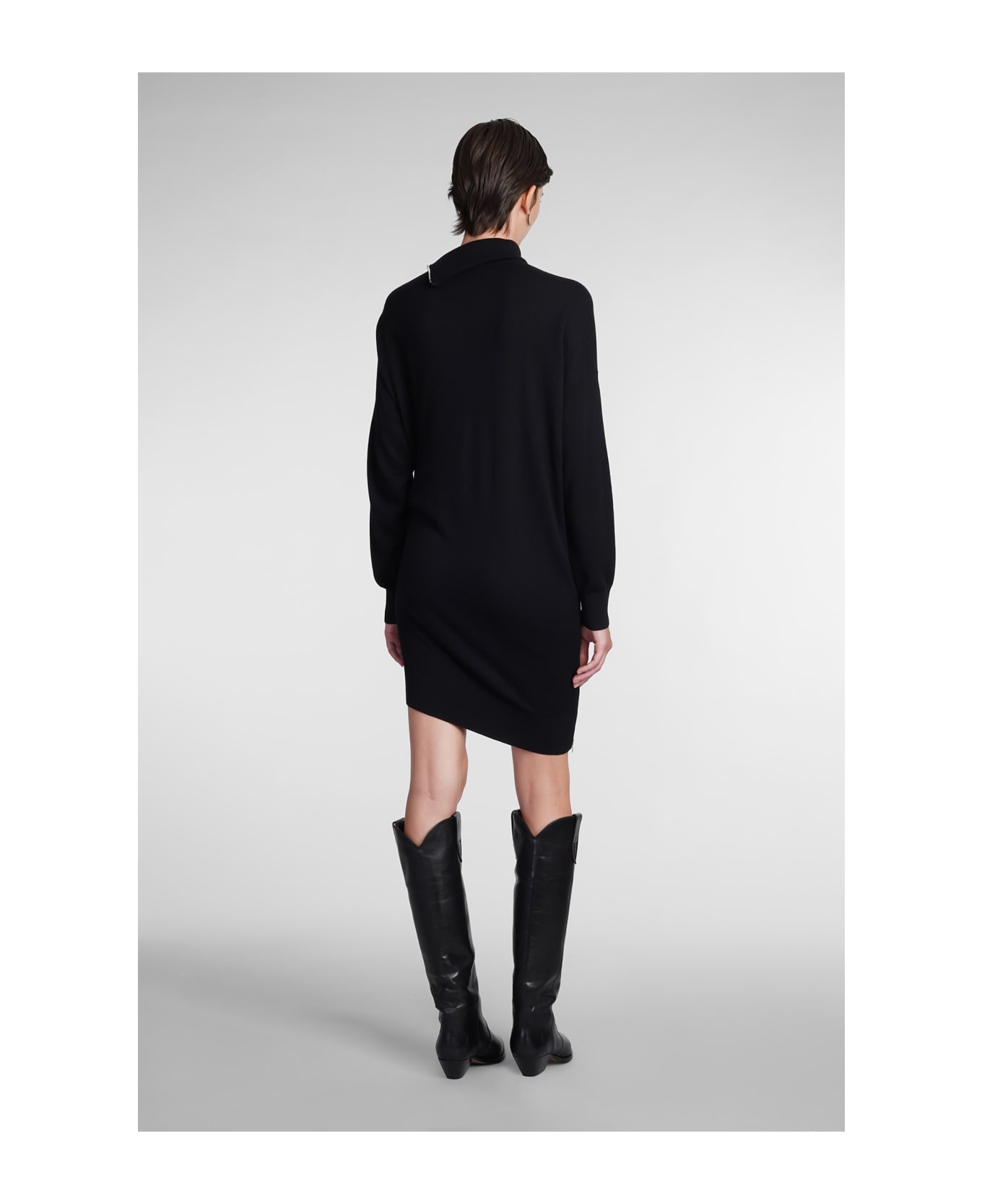 Isabel Marant Gaelys Asymmetric Dress - Black ワンピース＆ドレス