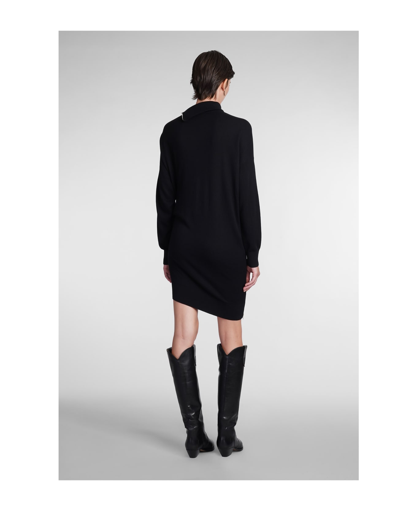 Isabel Marant Gaelys Asymmetric Dress - Black