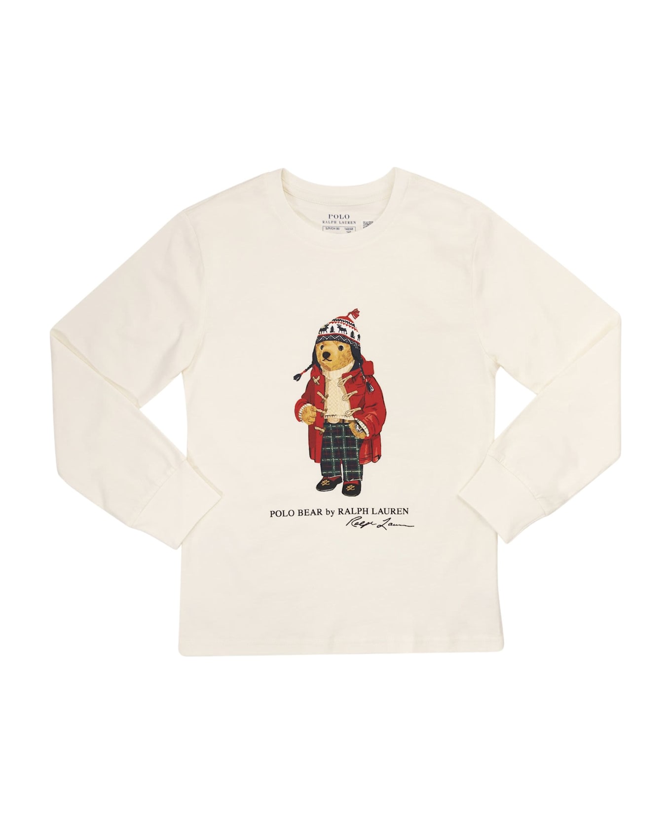 Polo Ralph Lauren Polo Bear Long Sleeve T-shirt - White