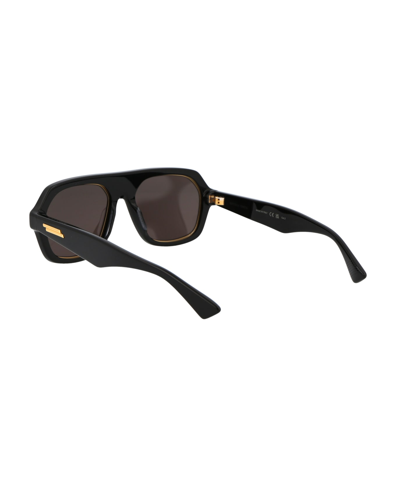 Bottega Veneta Eyewear Bv1217s Sunglasses - 001 BLACK BLACK GREY