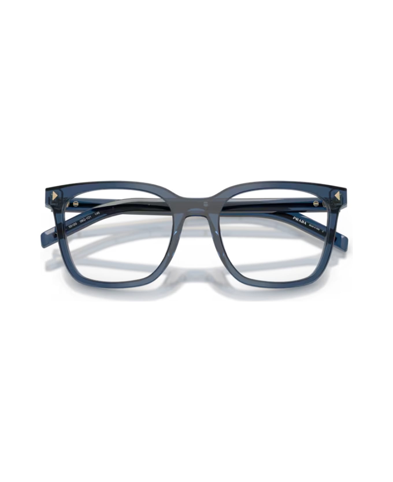 Prada Eyewear Prada Pr B11v 08q1o1 Cristallo Blu Glasses - Blu アイウェア