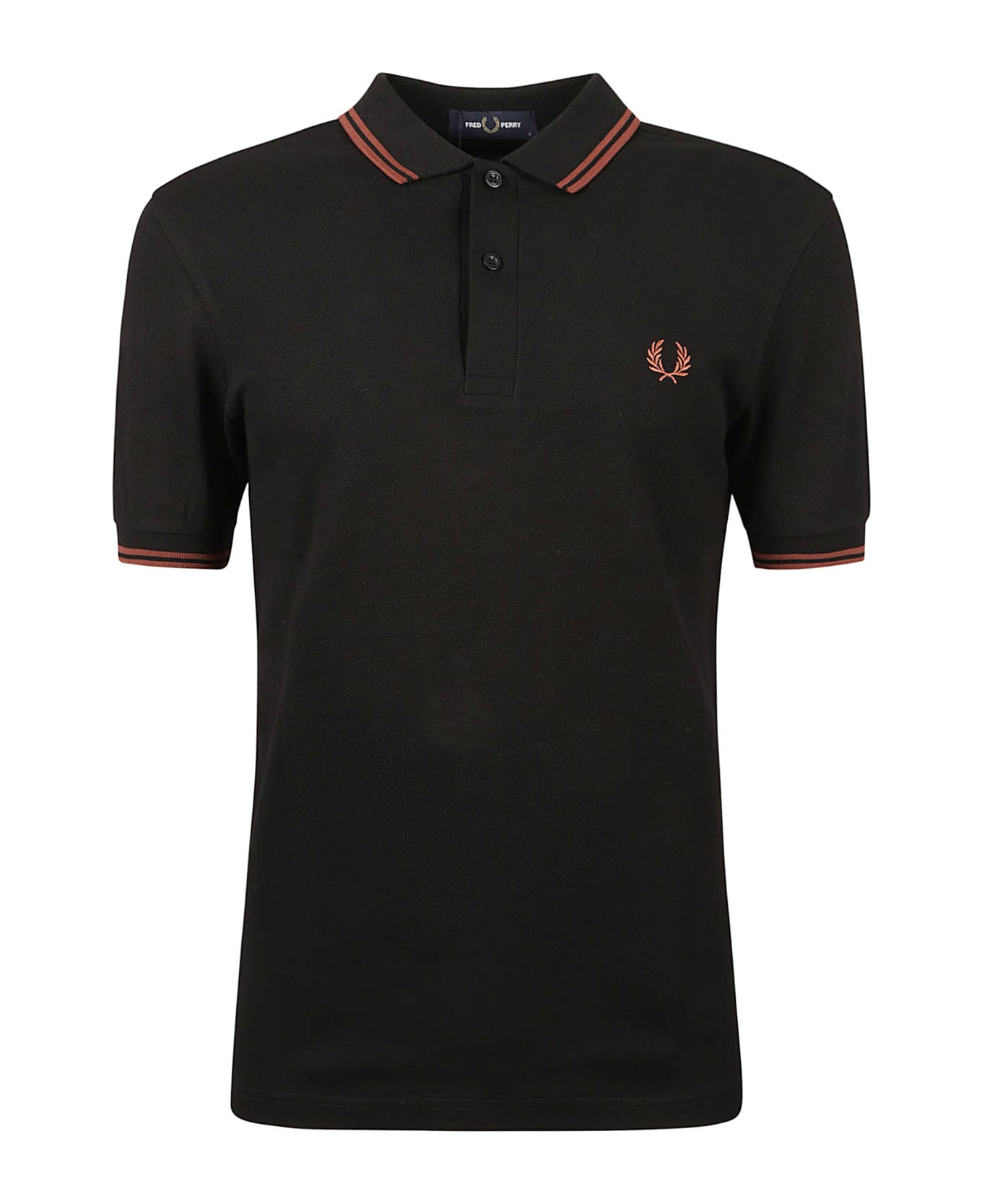 Fred Perry Twin Tipped Shirt - BLACK