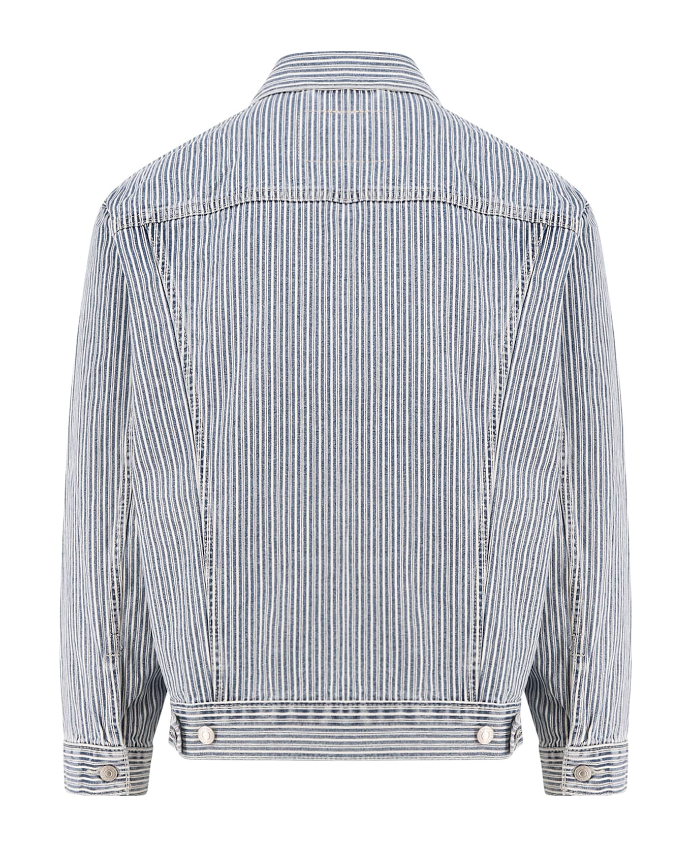Levi
s Relaxed Striped Cotton Jacket - Blue