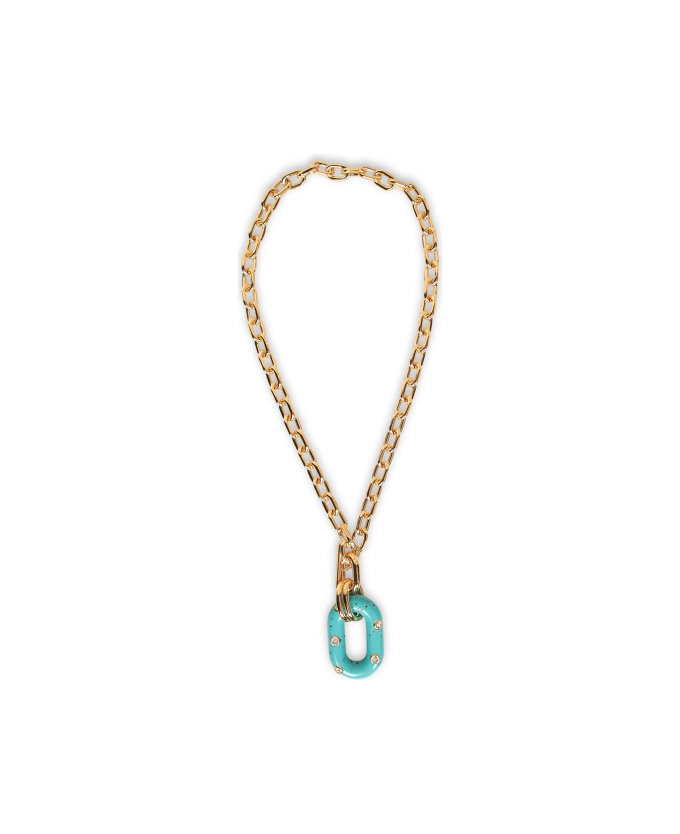 Paco Rabanne 'xl Link' Necklace - Metallic