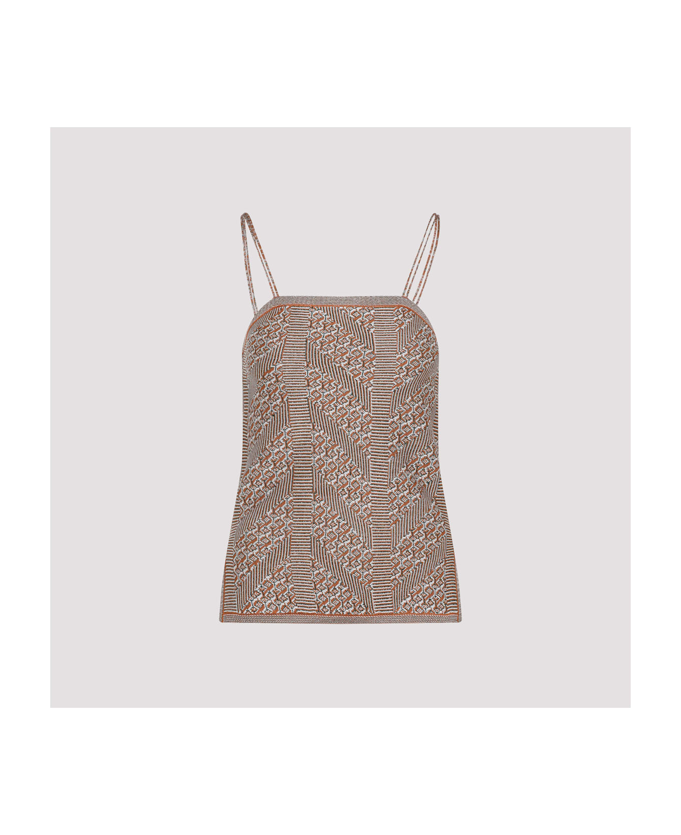Valentino Tank Top - Qe Ginger Orange Gold