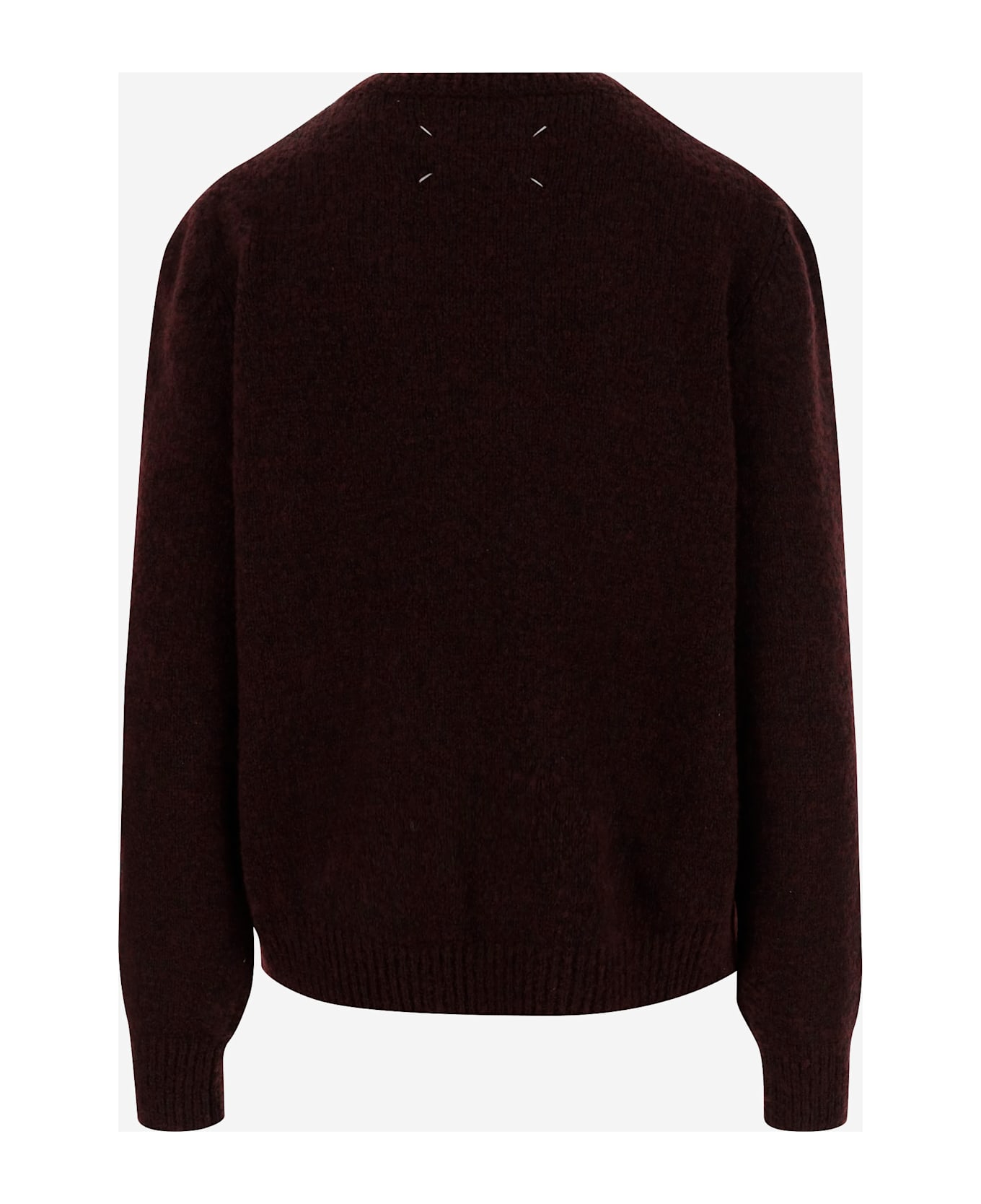 Maison Margiela Wool Blend Sweater - Bordeaux