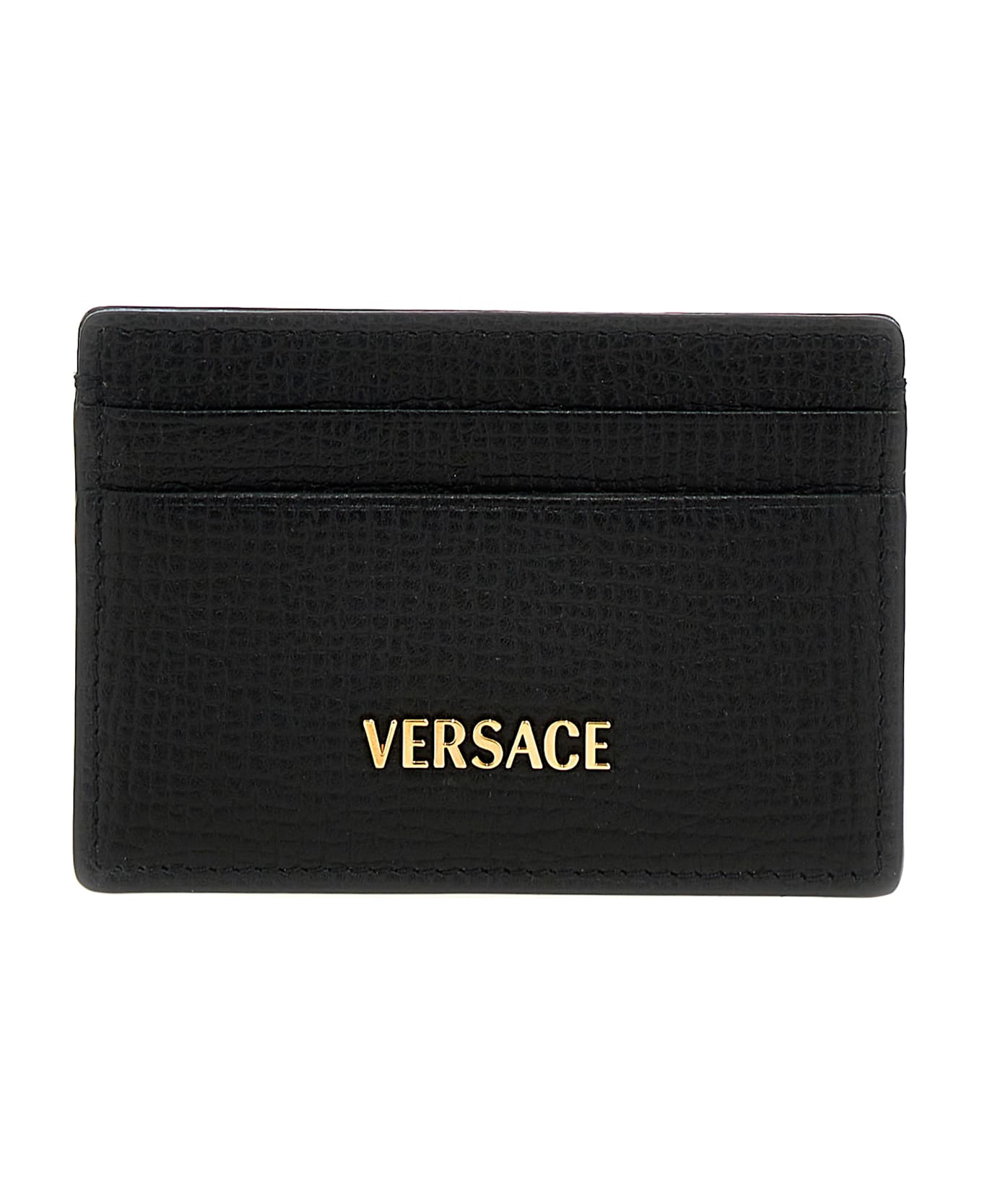 Versace 'tag Logo' Card Holder - Multicolor