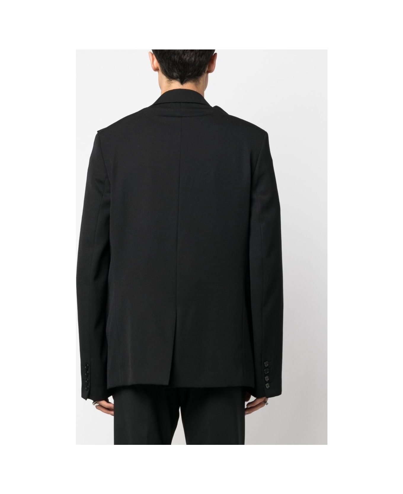 Botter Wool Single-breasted Blazer - Black