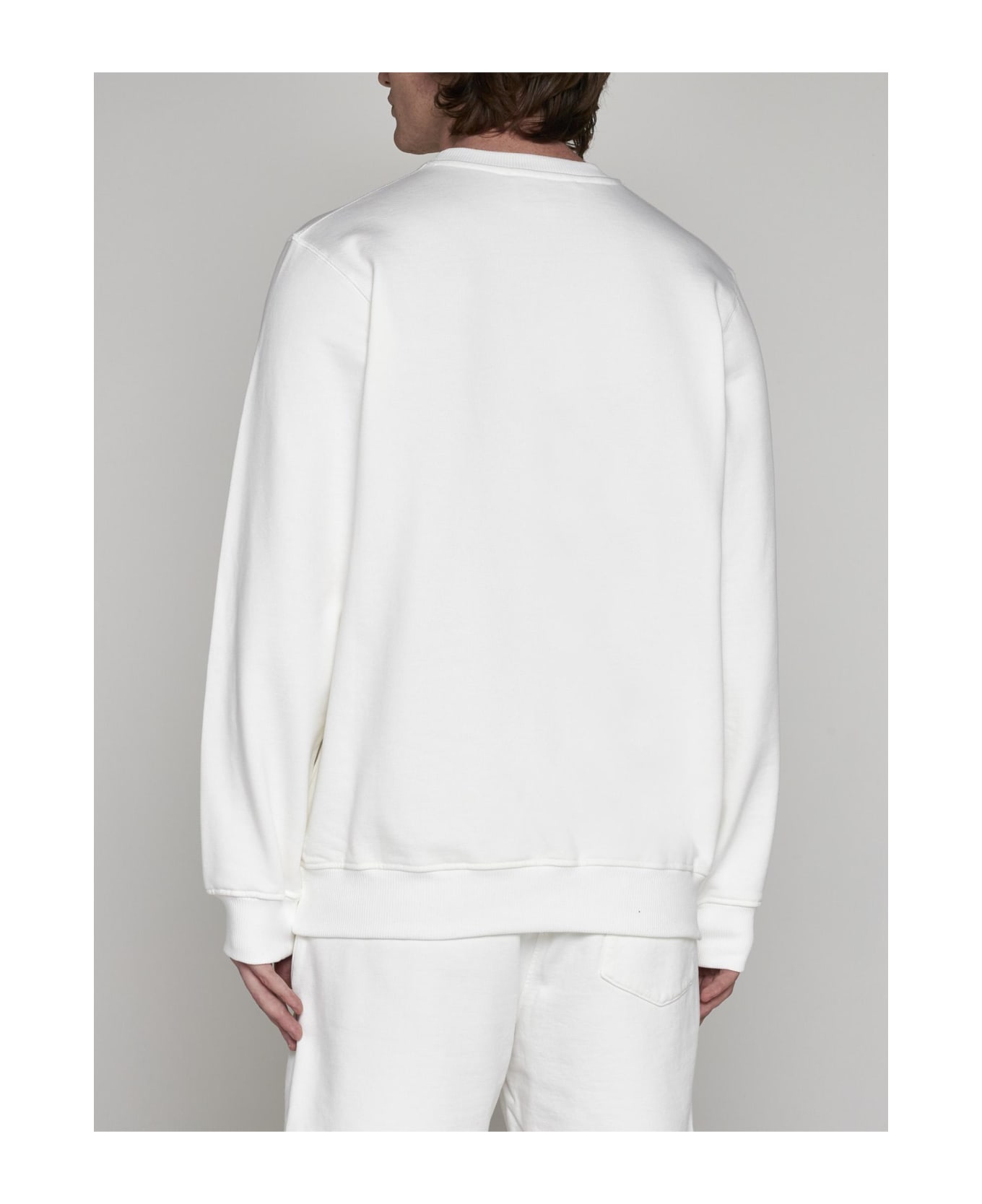 Casablanca Le Jeu Cotton Sweatshirt - WHITE