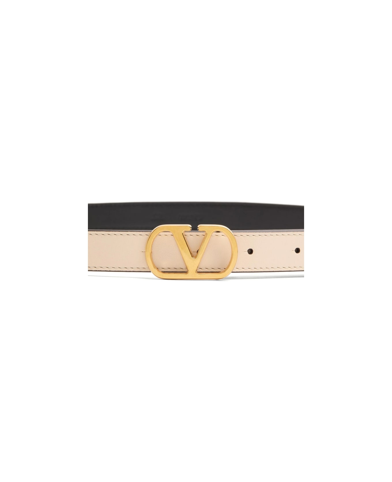 Valentino Garavani Belt - NEUTRALS/BLACK