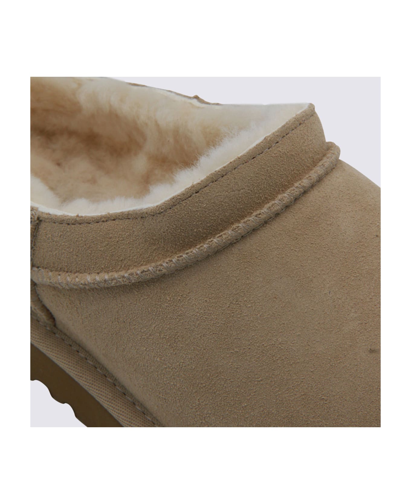 UGG Sand Leather Flats - SAND
