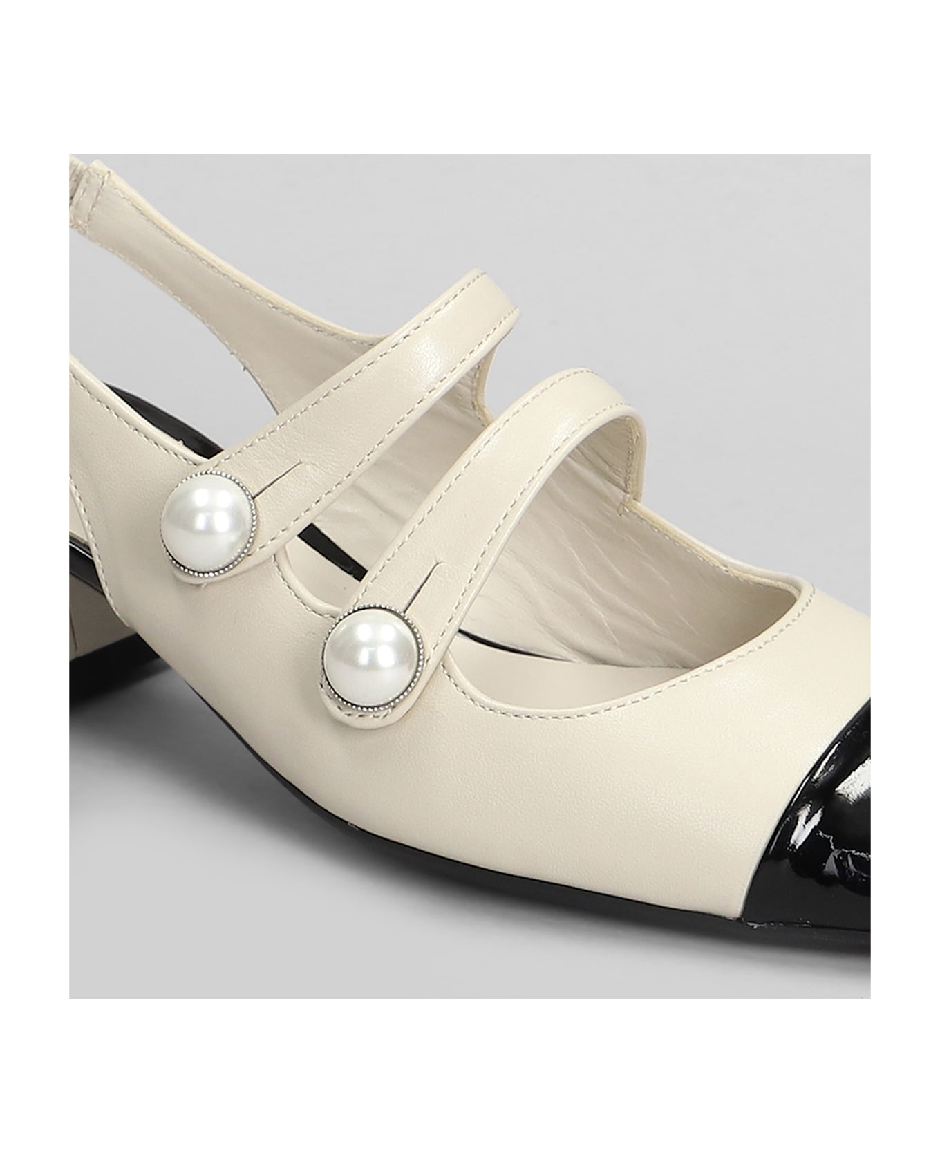 Roberto Festa Tiglio Pumps In Beige Leather - beige