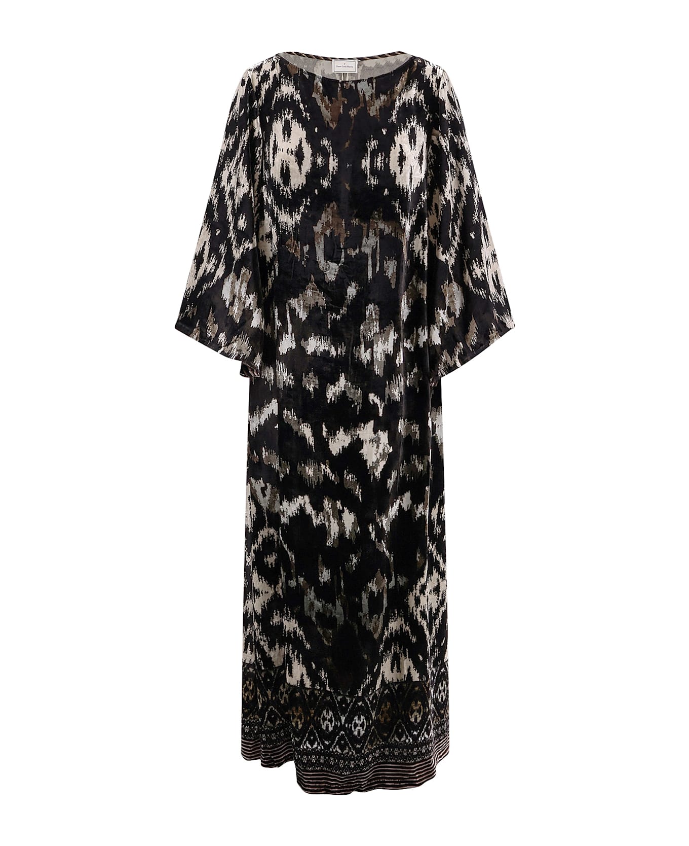 Pierre-Louis Mascia Jacquard Velvet Long Dress - MultiColour