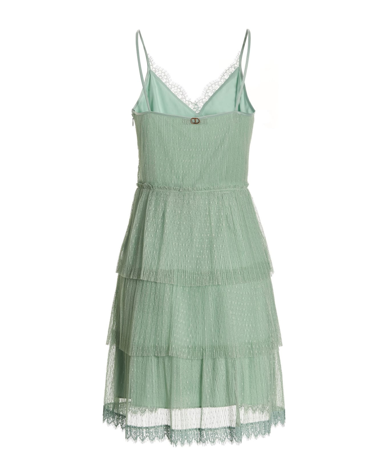 TwinSet Lace Dress - Mint ワンピース＆ドレス