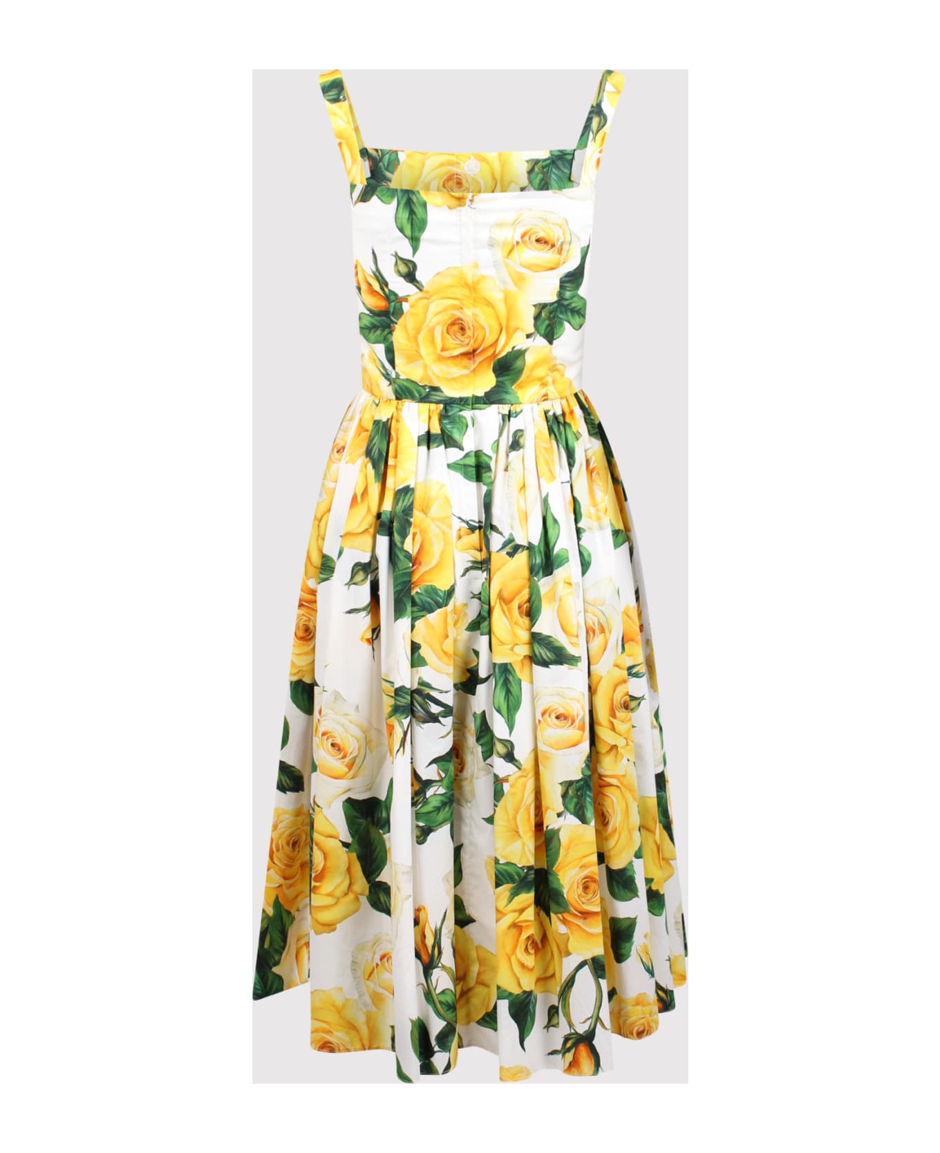 Dolce & Gabbana Roses Print Midi Dress ワンピース＆ドレス