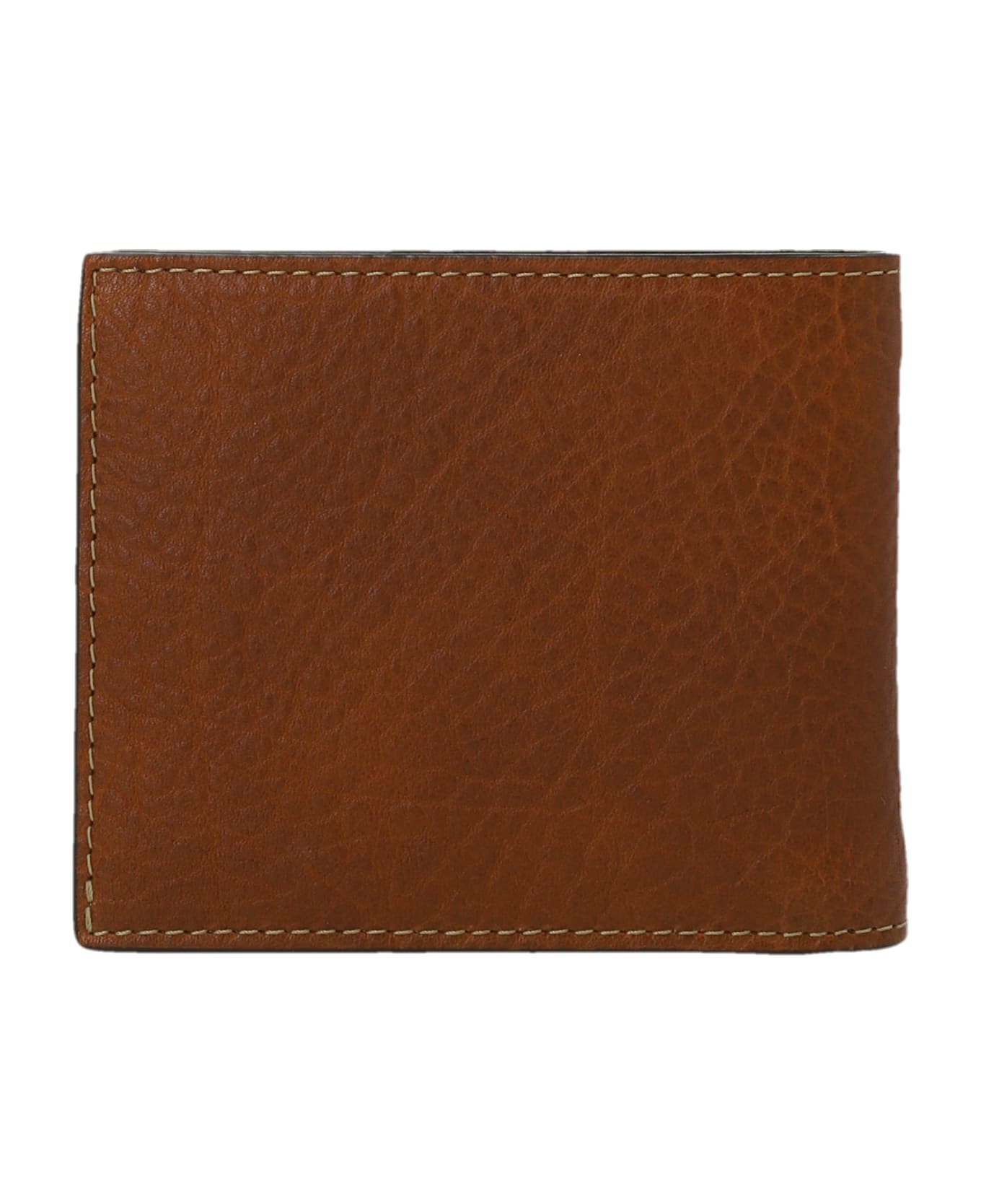 Brunello Cucinelli Grained Leather Wallet - Brown