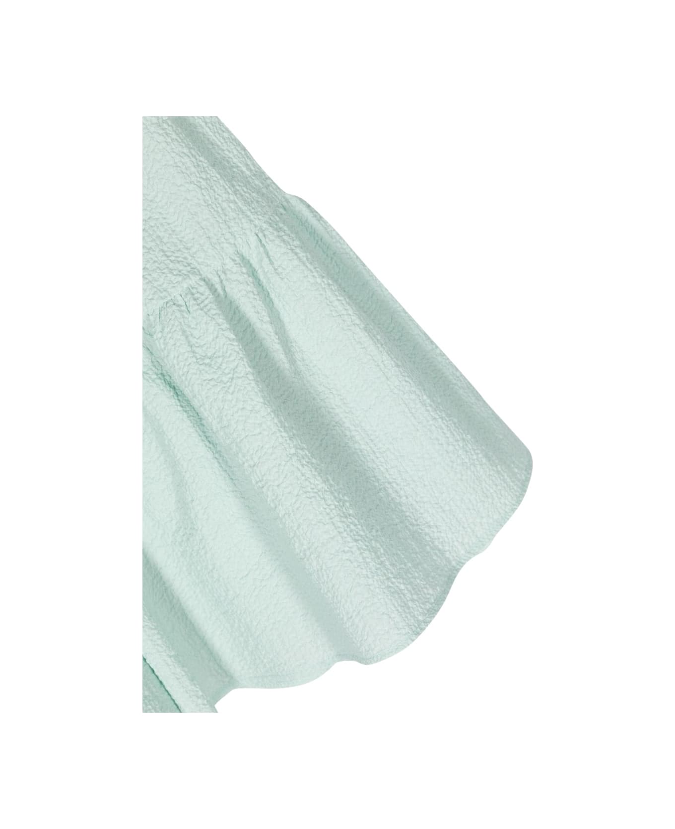Il Gufo Ruffle Dress - GREEN