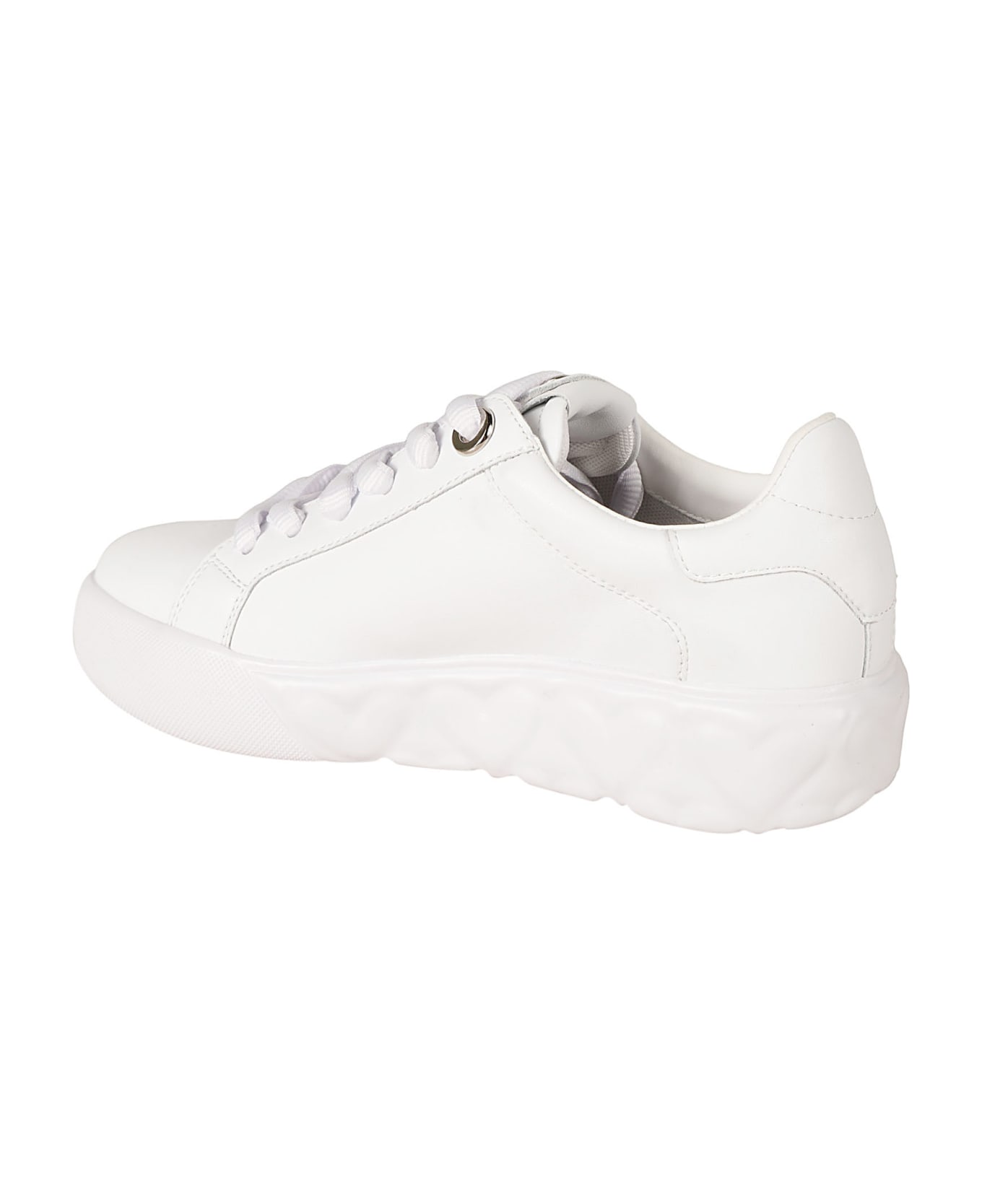 Love Moschino Heart 45 Sneakers - White
