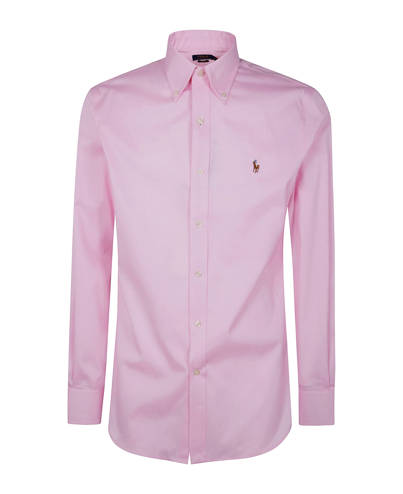 Polo Ralph Lauren Dress Shirt Long Sleeve - Pink White