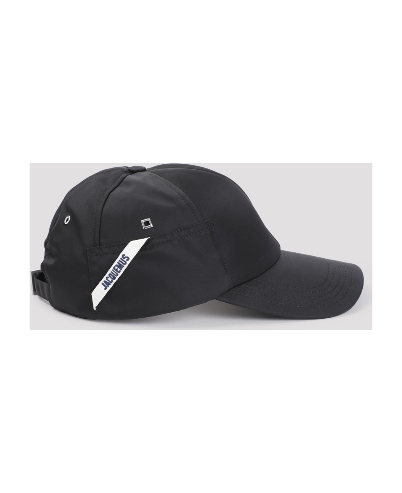 Jacquemus La Casquette Ovalie Hat - Black