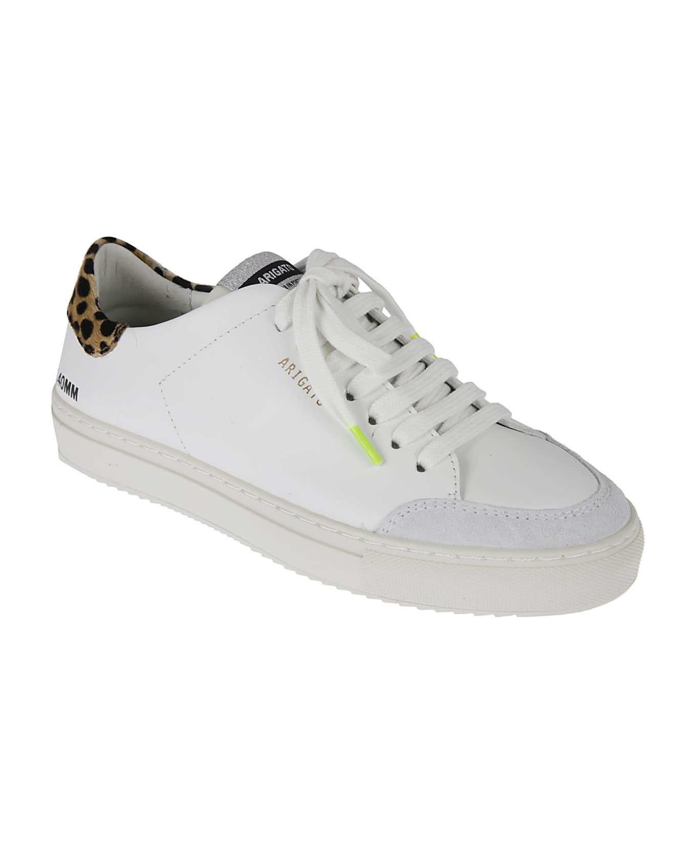 Axel Arigato Clean 90 Triple Animal Sneakers - White/Leopard/Cremino