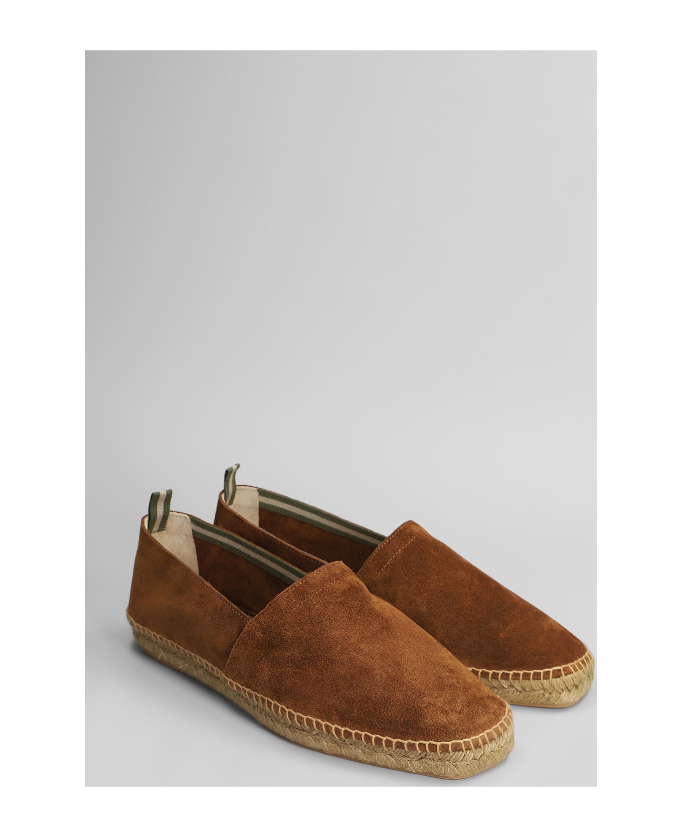 Castañer Pablo T-186 Espadrilles In Leather Color Suede - leather color