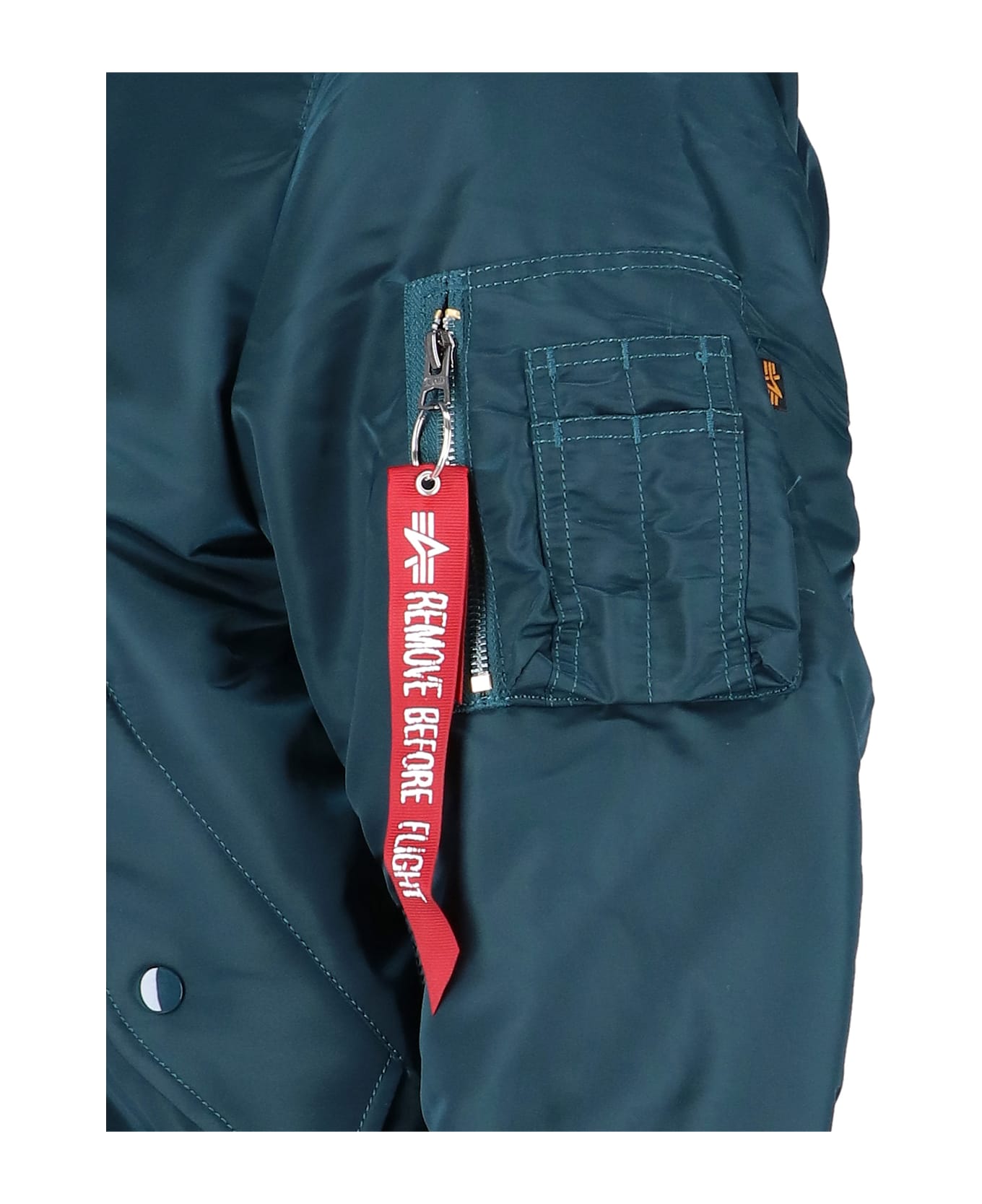 Alpha Industries "heritage Ma-1" Reversible Bomber Jacket - Blue