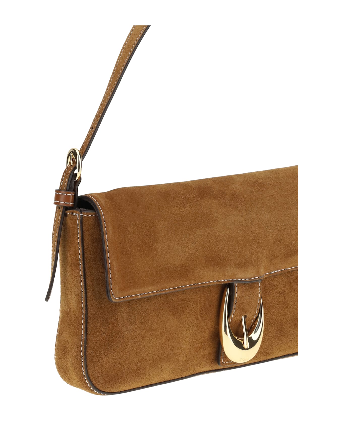 STAUD Harlow Shoulder Bag - BROWN