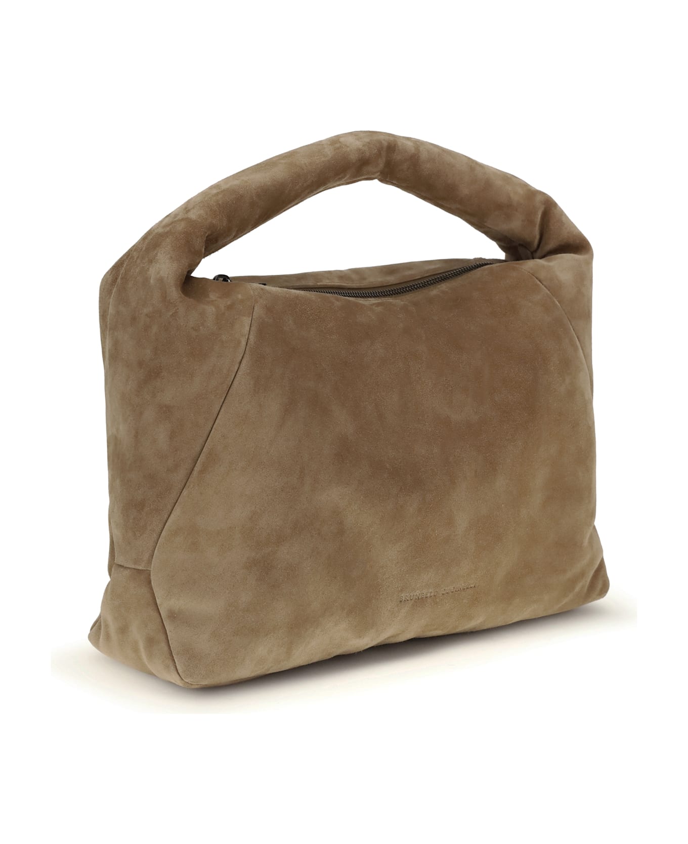 Brunello Cucinelli Suede Shoulder Bag