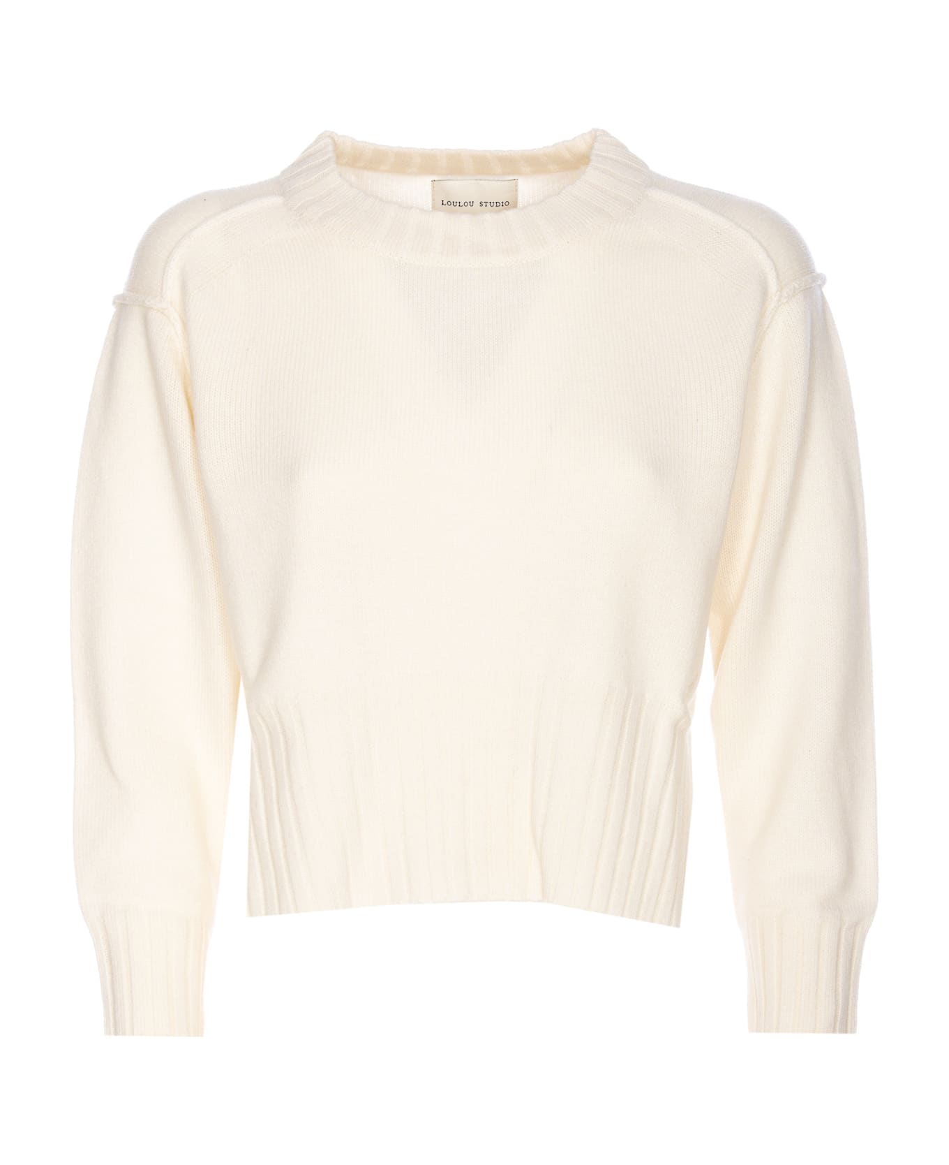 Loulou Studio Lian Sweater - Ivory