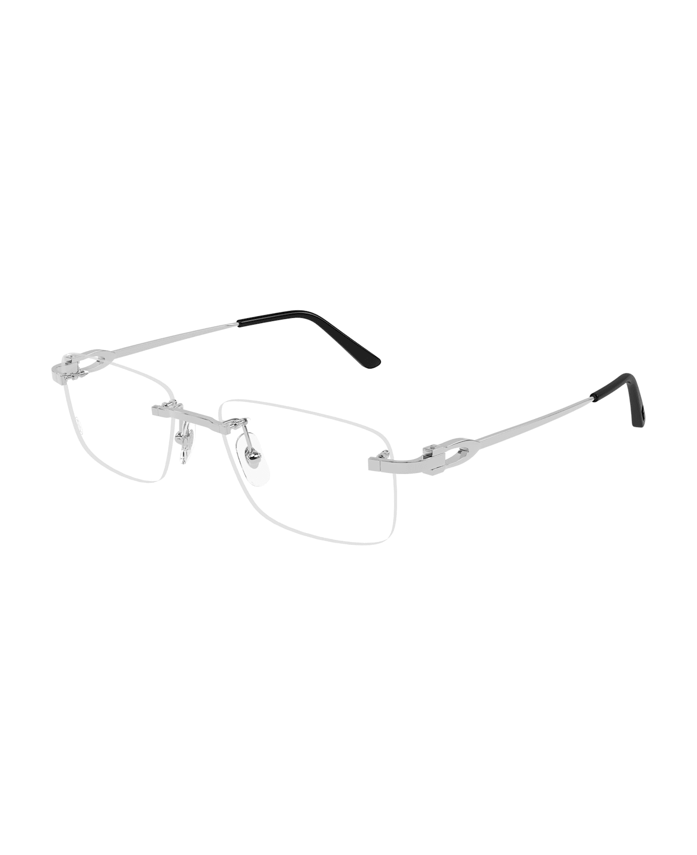 Cartier Eyewear Décor C De Cartier Ct0521o-002 - Silver Rx Glasses - Silver