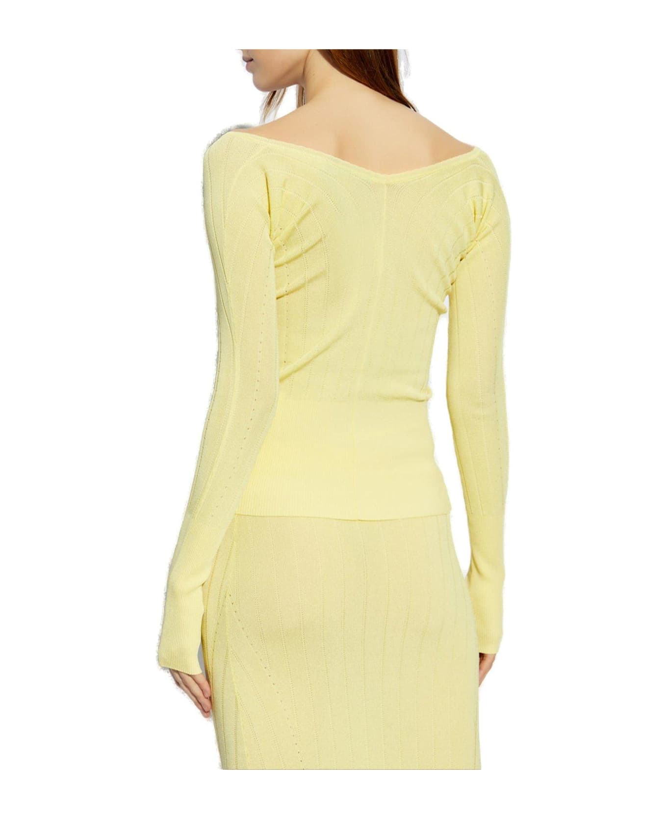 Jacquemus The Pralù Long-sleeve Top - YELLOW