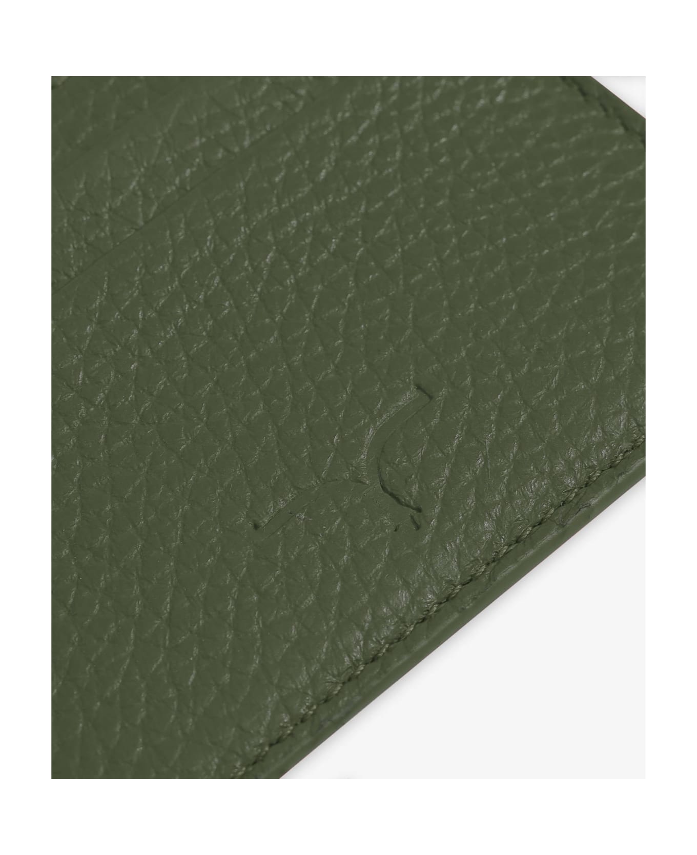 Larusmiani Card Holder Value Wallet - Olive