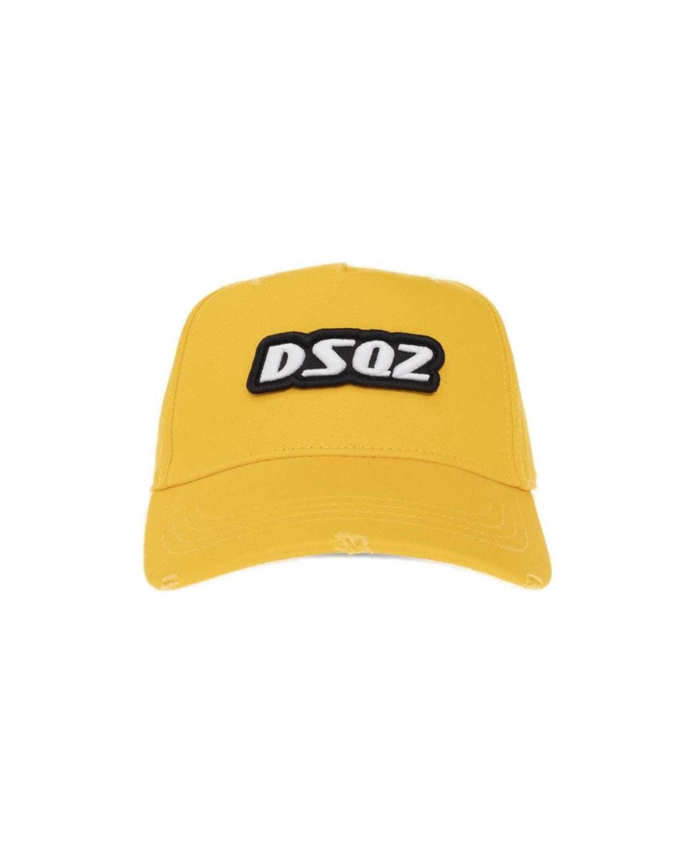Dsquared2 Logo-embroidered Baseball Cap - Yellow 帽子