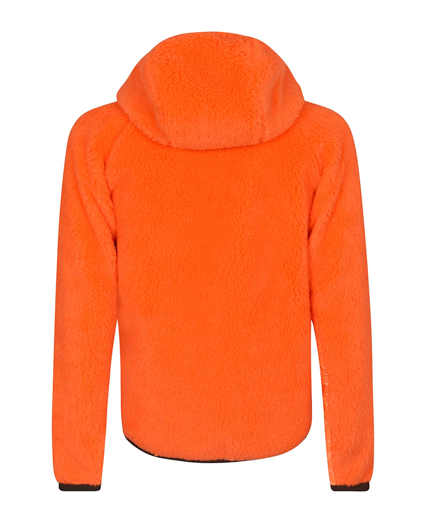 Moncler Grenoble Fur Embellished Zip Jacket - Open Orange