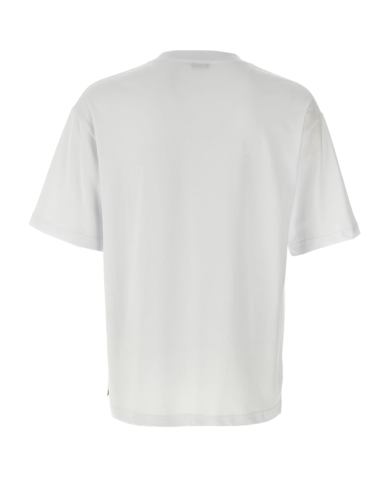 Kiton Embroidery Logo T-shirt - White