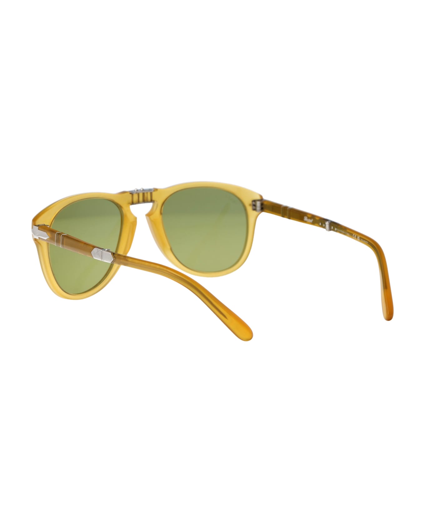 Persol Steve Mcqueen Sunglasses - 204/P1 OPAL YELLOW PLAR GREEN
