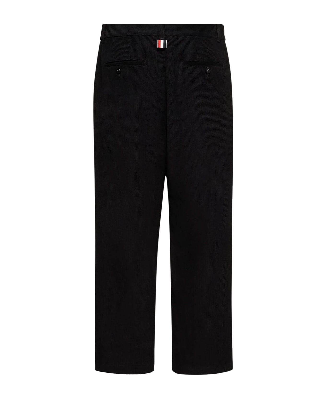 Thom Browne 'unconstructed In Corduroy' Cotton Pants - Black ボトムス