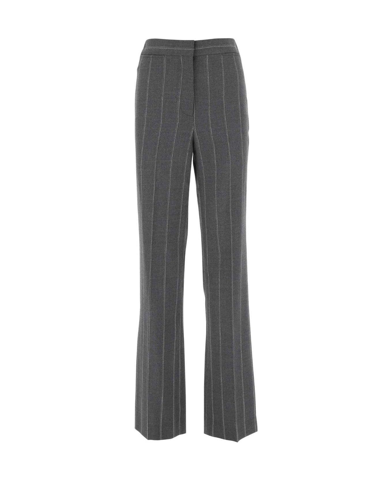 Stella McCartney Striped Tailored Trousers - Grey ボトムス