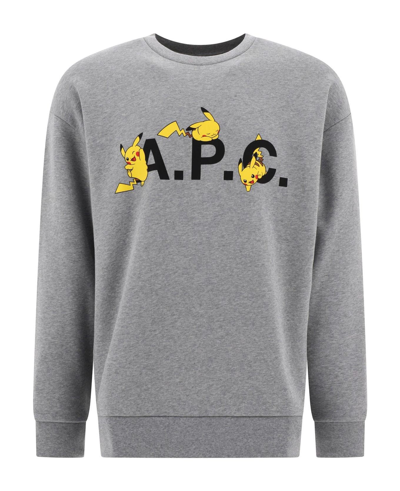 A.P.C. Pikachu Track Pants - gris clair ch.