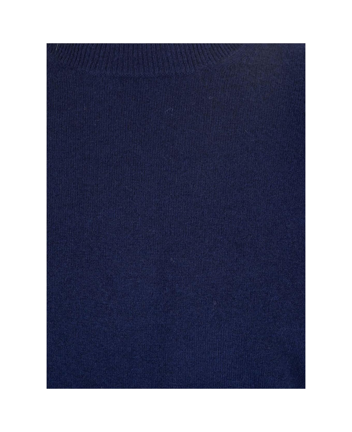 Comme des Garçons Shirt Crewneck Knitted Jumper - Blu navy
