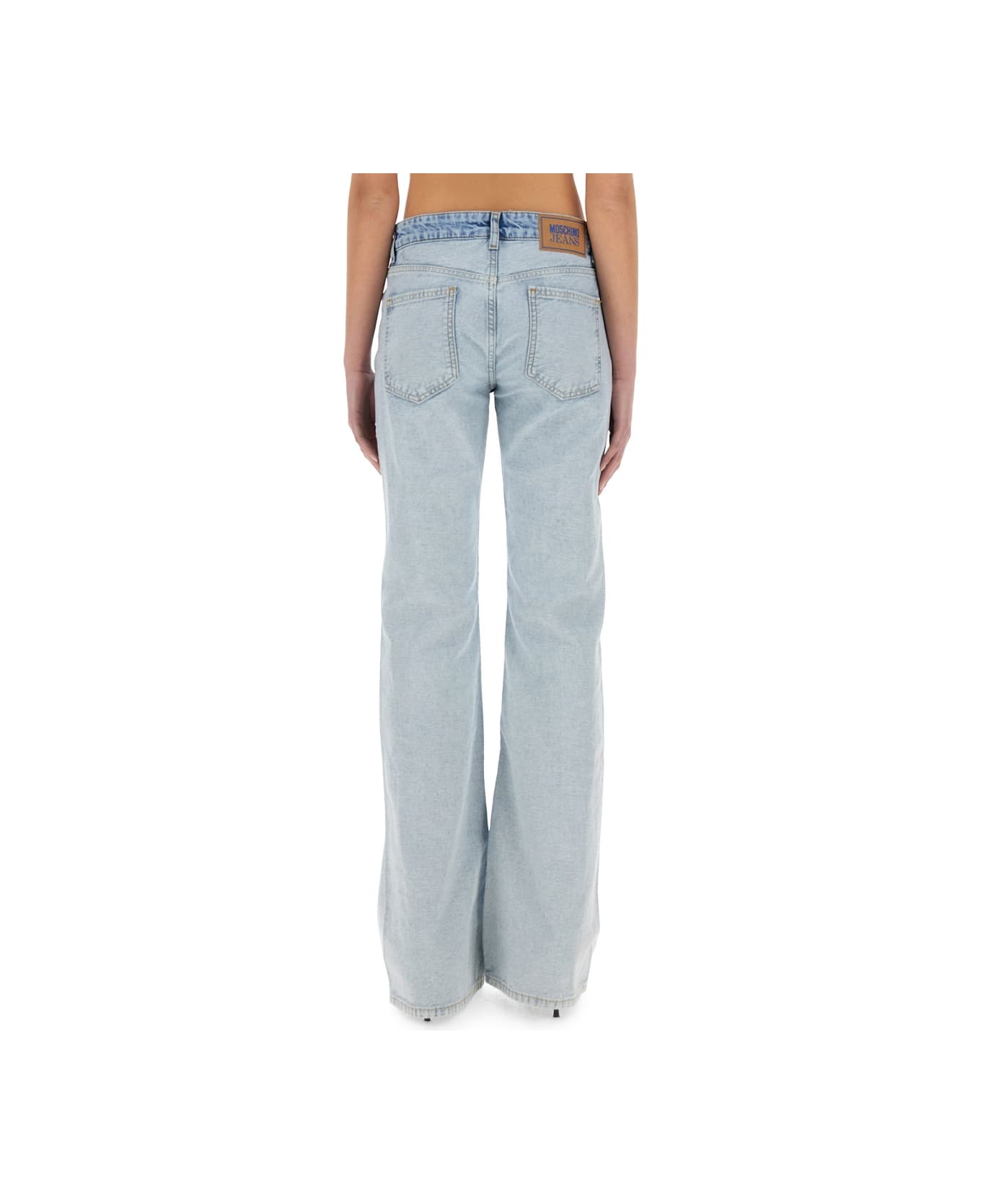 M05CH1N0 Jeans Two-tone Denim Jeans - DENIM
