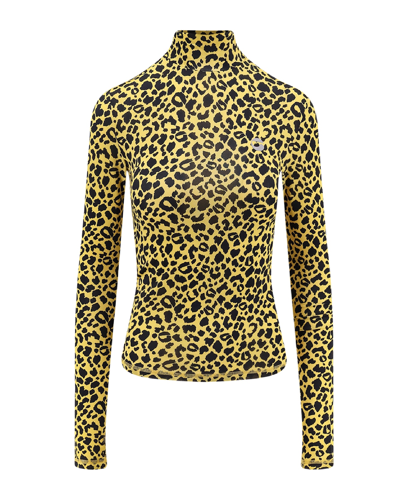 Coperni Knitted Second Skin Viscose Top - Print